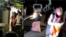 2 sadhus and a car driver killed by a mob in a village in Mumbai